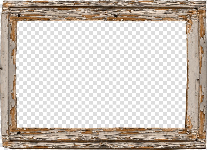 rectangular white wooden window frame, frame Film frame , Pretty Brown Frame transparent background PNG clipart