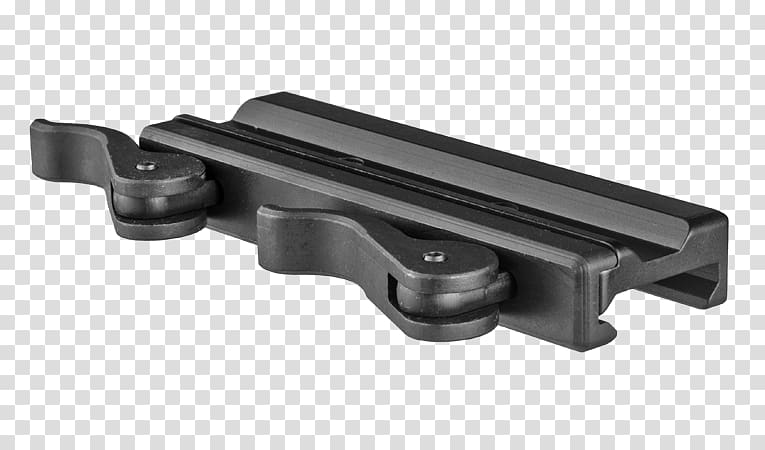 Picatinny rail Rail Integration System Weaver rail mount M16 rifle Weapon, Advanced Combat Optical Gunsight transparent background PNG clipart