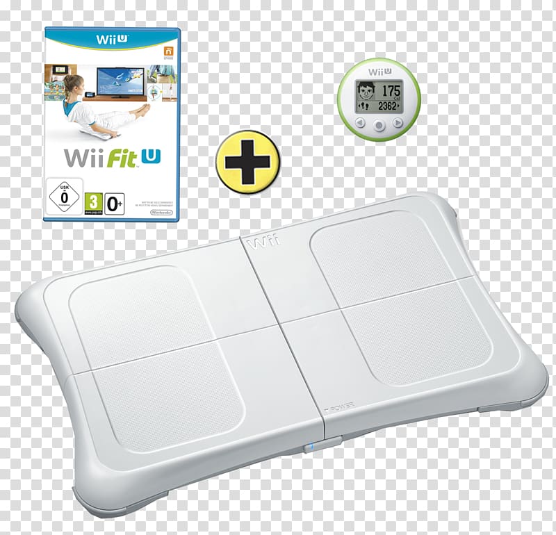 Wii Fit U Wii U Product design Balance board, fitness meter transparent background PNG clipart