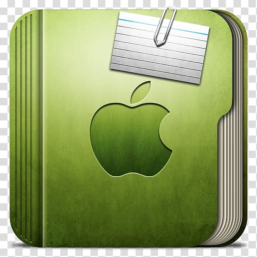 green Apple CD wallet, green grass, Folder Open transparent background PNG clipart