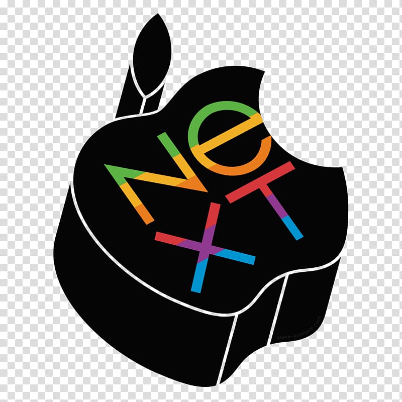 NeXT Computer Apple Logo OpenStep, steve jobs transparent background PNG clipart