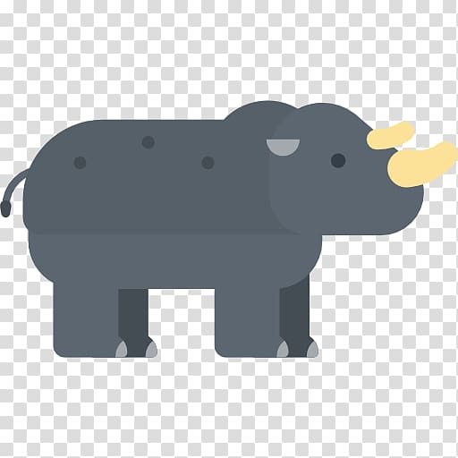 Rhinoceros Computer Icons Indian elephant Animal, elephant transparent background PNG clipart