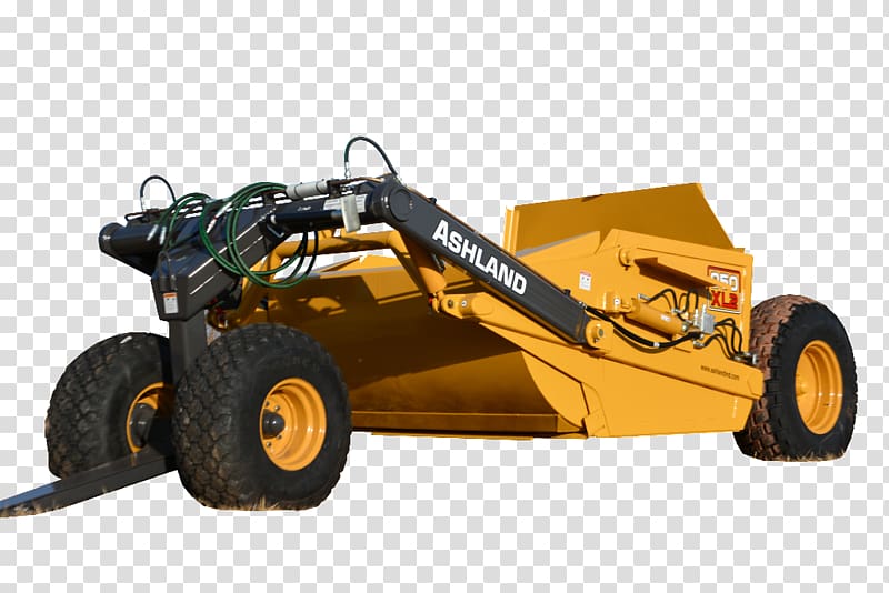 Ashland Industries, Inc Wheel tractor-scraper Heavy Machinery Car, car transparent background PNG clipart