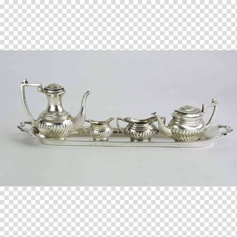 Silver 01504 Brass Nickel Teapot, silver transparent background PNG clipart