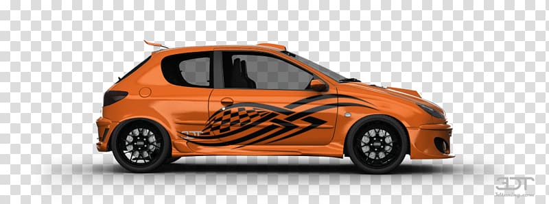 Car door City car Subcompact car, Peugeot 206 transparent background PNG clipart