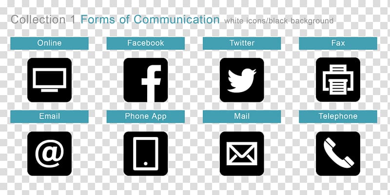 Facebook and Twitter logos, Computer Icons Mobile Phones Telephone YouTube Email, communication transparent background PNG clipart