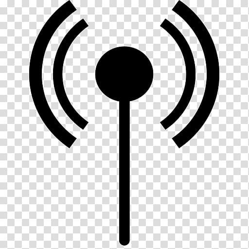 Aerials Computer Icons Signal Television antenna , wifi transparent background PNG clipart