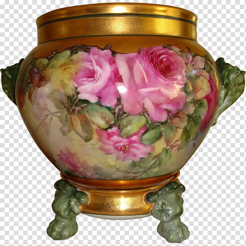 Limoges Vase Porcelain Tableware Jardiniere, vase transparent background PNG clipart