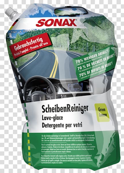 Car Liter Antifreeze Sonax Motor Vehicle Windscreen Wipers, Lemon green transparent background PNG clipart