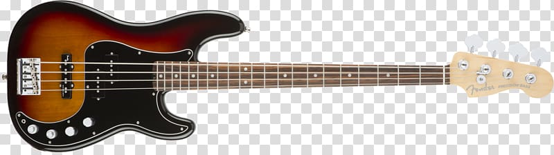 Fender Precision Bass Fender Bass V Bass guitar Squier Fender American Elite Precision Bass, Bass Guitar transparent background PNG clipart