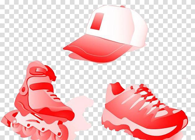 Sneakers Shoe Nike Roller skating, Hats and skate transparent background PNG clipart