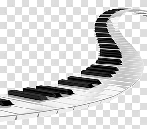 Ilustrasyon ng piano keyboard, MusikalIlustrasyon ng piano keyboard, Musikal  