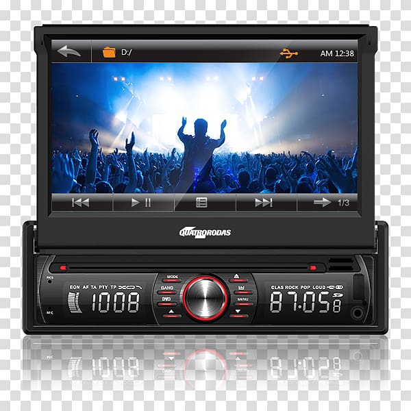 Vehicle audio Car DVD GPS Navigation Systems Bluetooth, dvd players transparent background PNG clipart