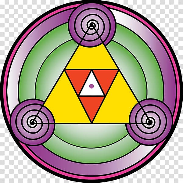 Mandala Sri Yantra Triangle Circle, triangle transparent background PNG clipart