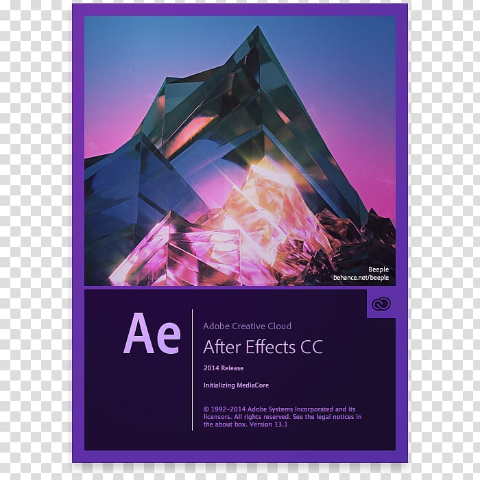 Adobe Creative Cloud Adobe After Effects Splash screen Adobe Systems Computer Software, After Effects logo transparent background PNG clipart