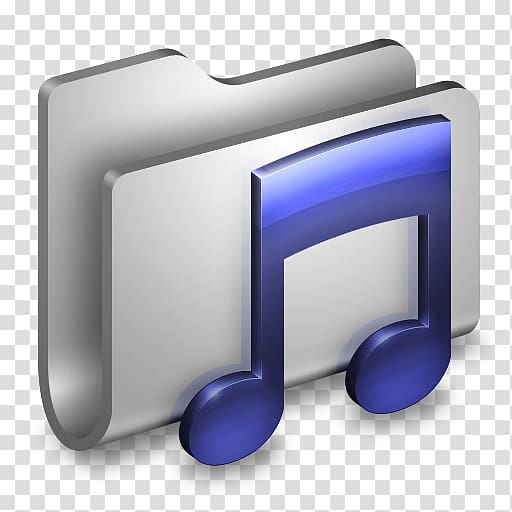 music player logo, blue angle font, Music Metal Folder transparent background PNG clipart