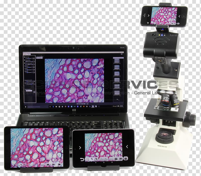 Digital microscope Camera Optical microscope Wi-Fi, Digital Microscope transparent background PNG clipart