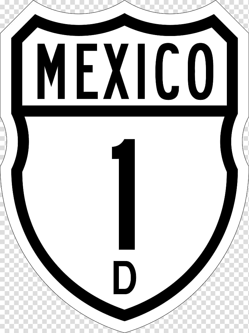 Mexican Federal Highway 1D Brand Logo Product, transparent background PNG clipart