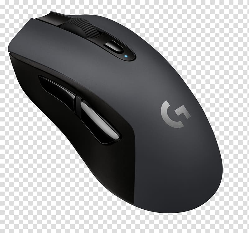 Computer mouse Logitech G603 Lightspeed Wireless Gaming Mouse Dots per inch, Computer Mouse transparent background PNG clipart