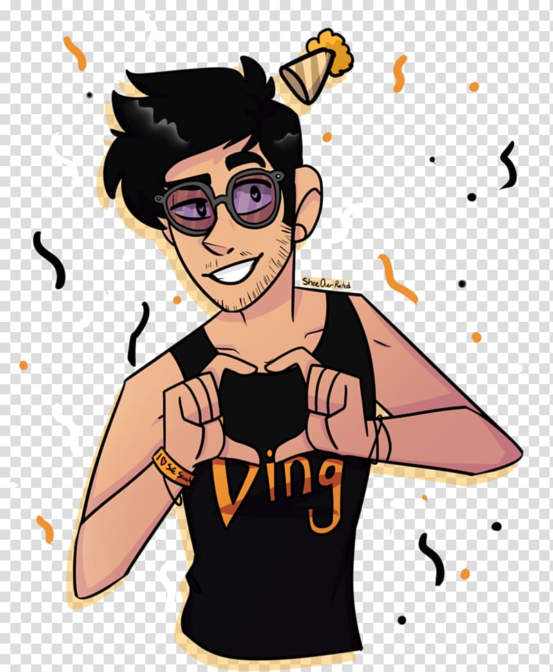 Markiplier YouTuber Drawing Fan art, birthday kid transparent background PNG clipart