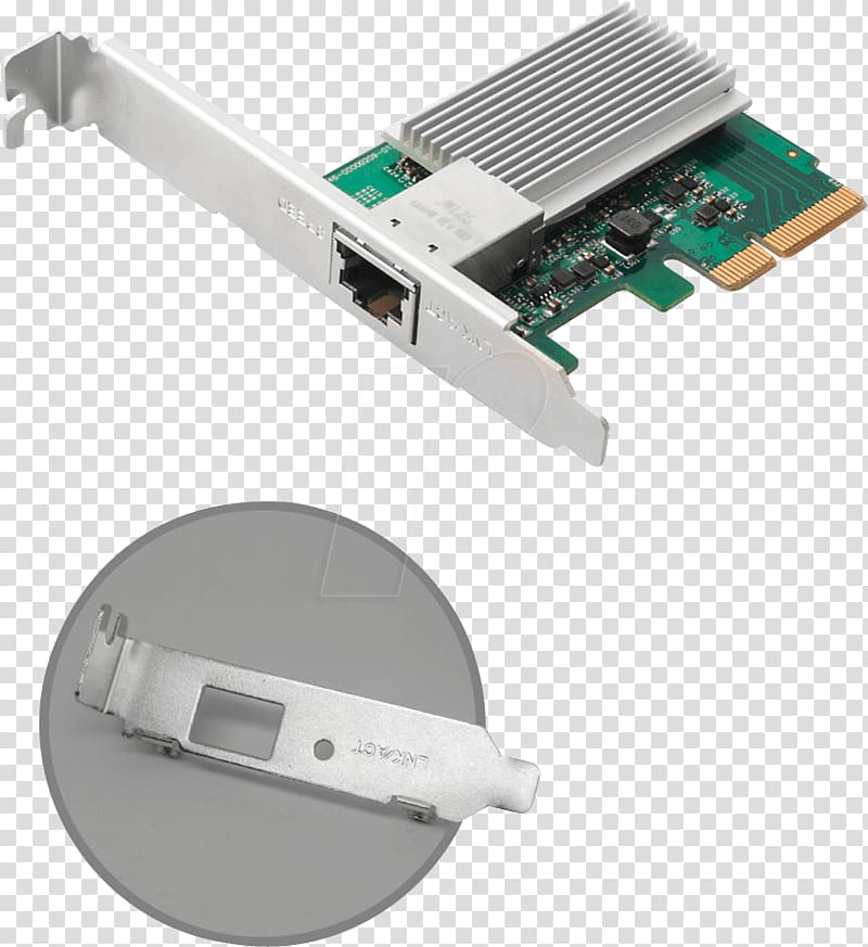 Network Cards & Adapters 10 Gigabit Ethernet PCI Express Conventional PCI, others transparent background PNG clipart