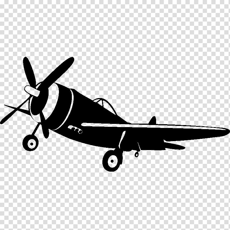 Airplane Wall decal Propeller Sticker, airplane transparent background PNG clipart