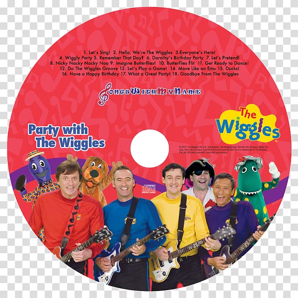 The Wiggles Sailing Around the World It's a Wiggly Wiggly World Hoop Dee Doo: It's a Wiggly Party DVD, party music transparent background PNG clipart