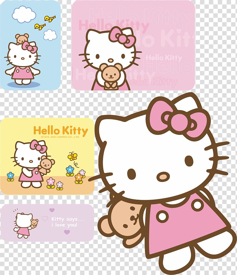 Hello Kitty Wedding invitation Desktop Baby shower, hello transparent background PNG clipart