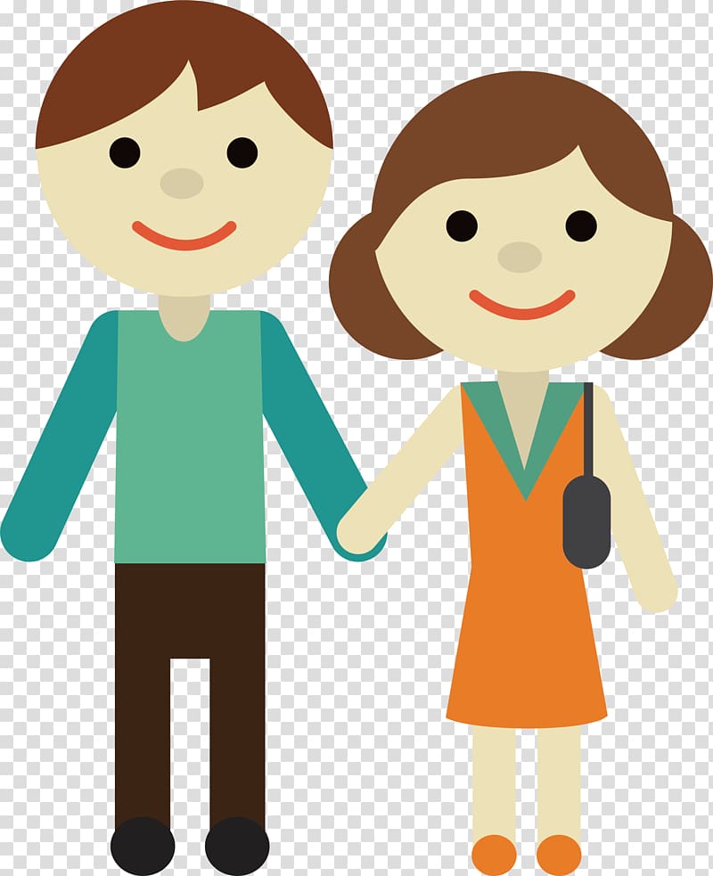 Animation Woman, Cartoon men and women transparent background PNG clipart