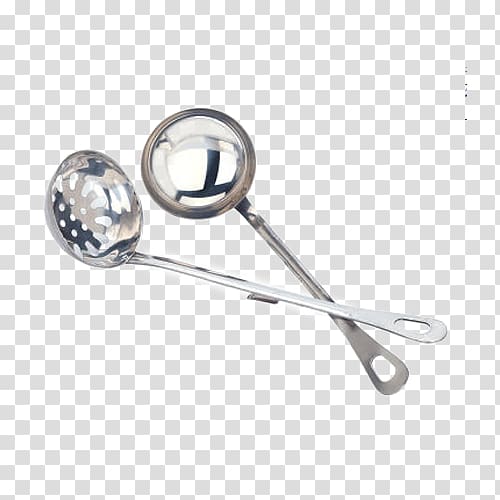 Spoon Hot pot Ladle Stainless steel Kitchen, Pot spoon transparent background PNG clipart
