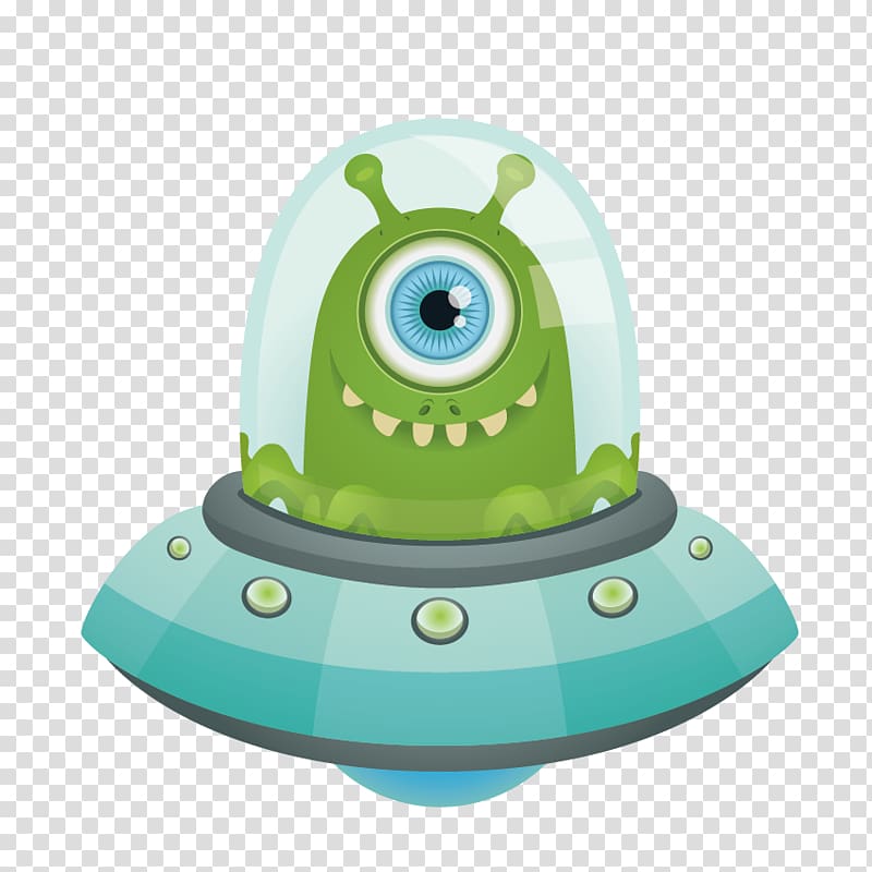 Unidentified flying object Flying saucer Extraterrestrial life , Cartoon monster transparent background PNG clipart
