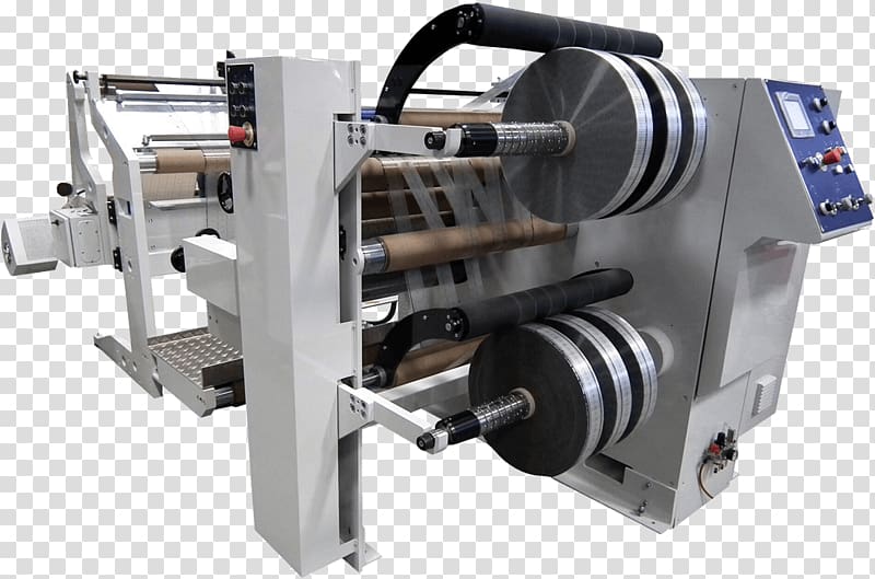 Paper Roll slitting Adhesive tape Machine Converters, others transparent background PNG clipart