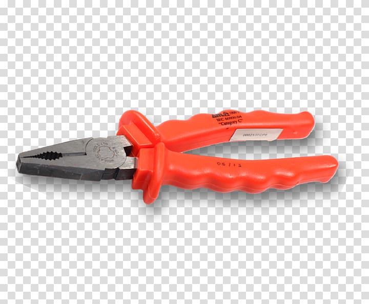 Hand tool Knife Diagonal pliers Lineman\'s pliers, plier transparent background PNG clipart