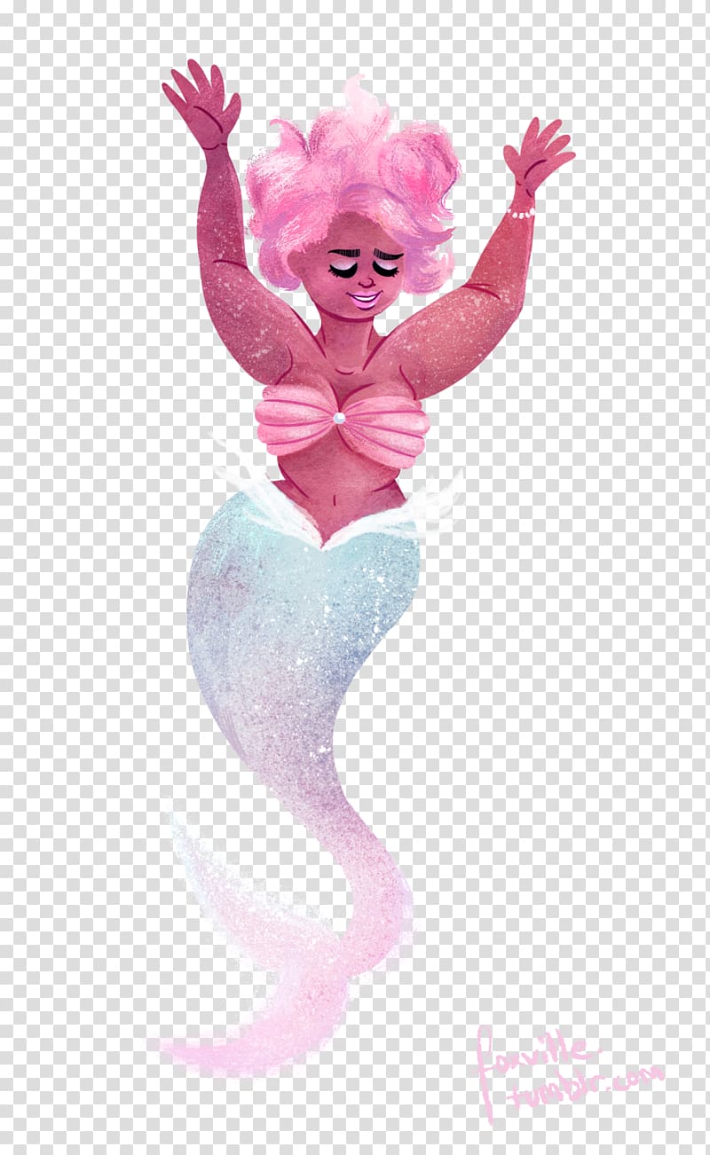 Pink M Figurine Legendary creature, thought bubble transparent background PNG clipart
