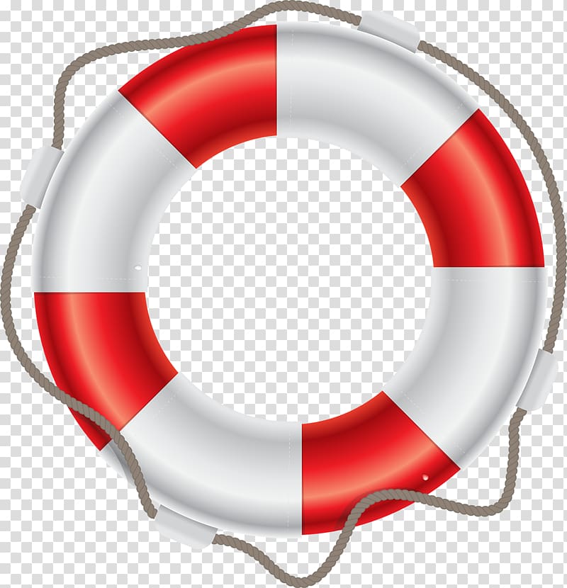 red and white swim ring, Swim ring Swimming pool, lifebuoy transparent background PNG clipart