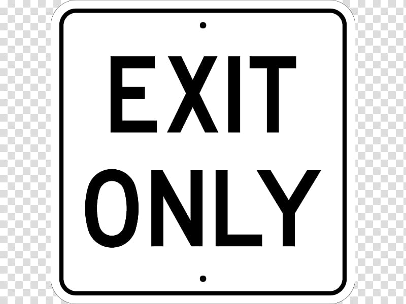 Traffic sign Manual on Uniform Traffic Control Devices Exit sign, Exit Signs transparent background PNG clipart