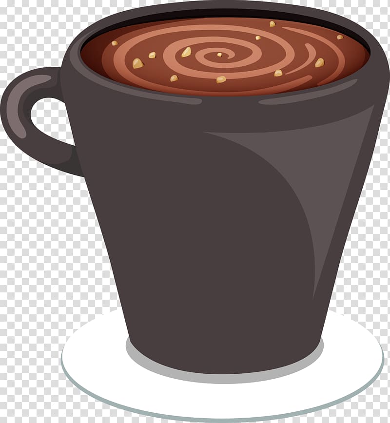 Coffee cup Tea Espresso Hot chocolate, cartoon coffee transparent background PNG clipart
