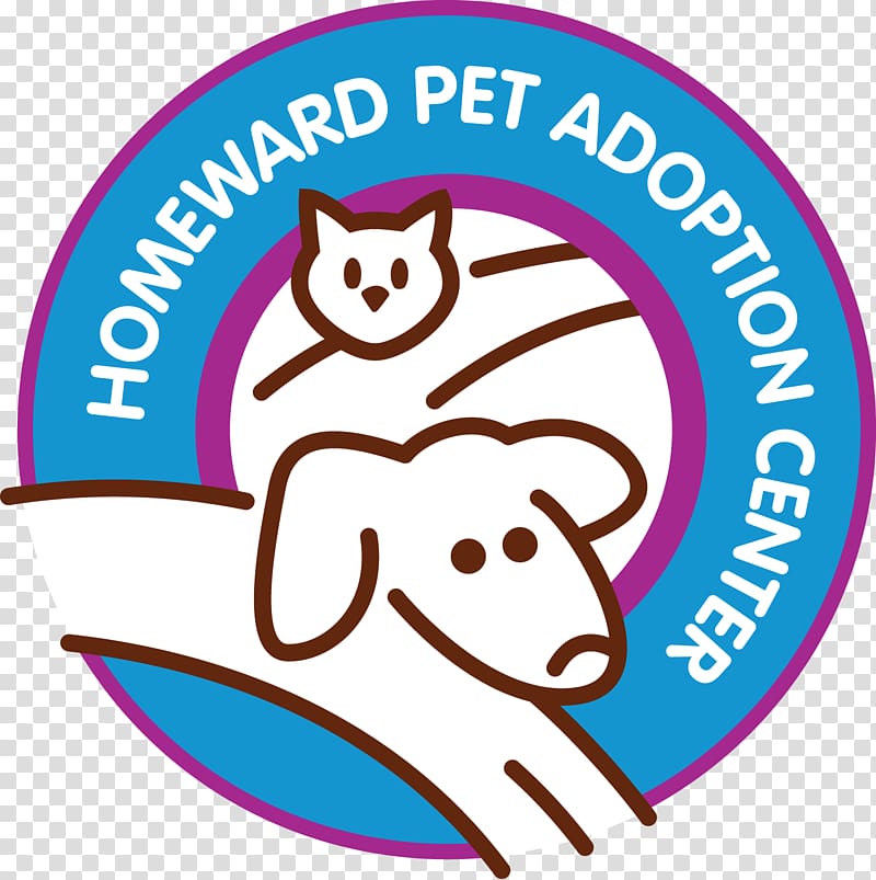 Homeward Pet Adoption Center Dog Cat Kitten Animal shelter, pet logo transparent background PNG clipart