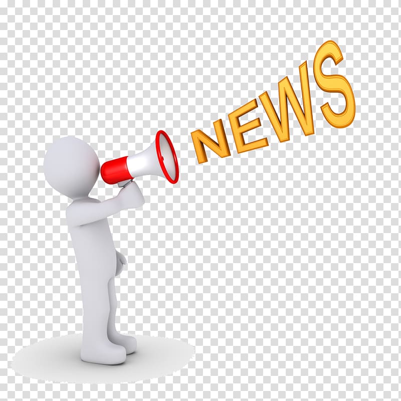 a villain with a loudspeaker telling the news transparent background PNG clipart