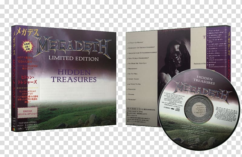 Hidden Treasures Megadeth Youthanasia Countdown to Extinction Thrash metal, megadeth transparent background PNG clipart
