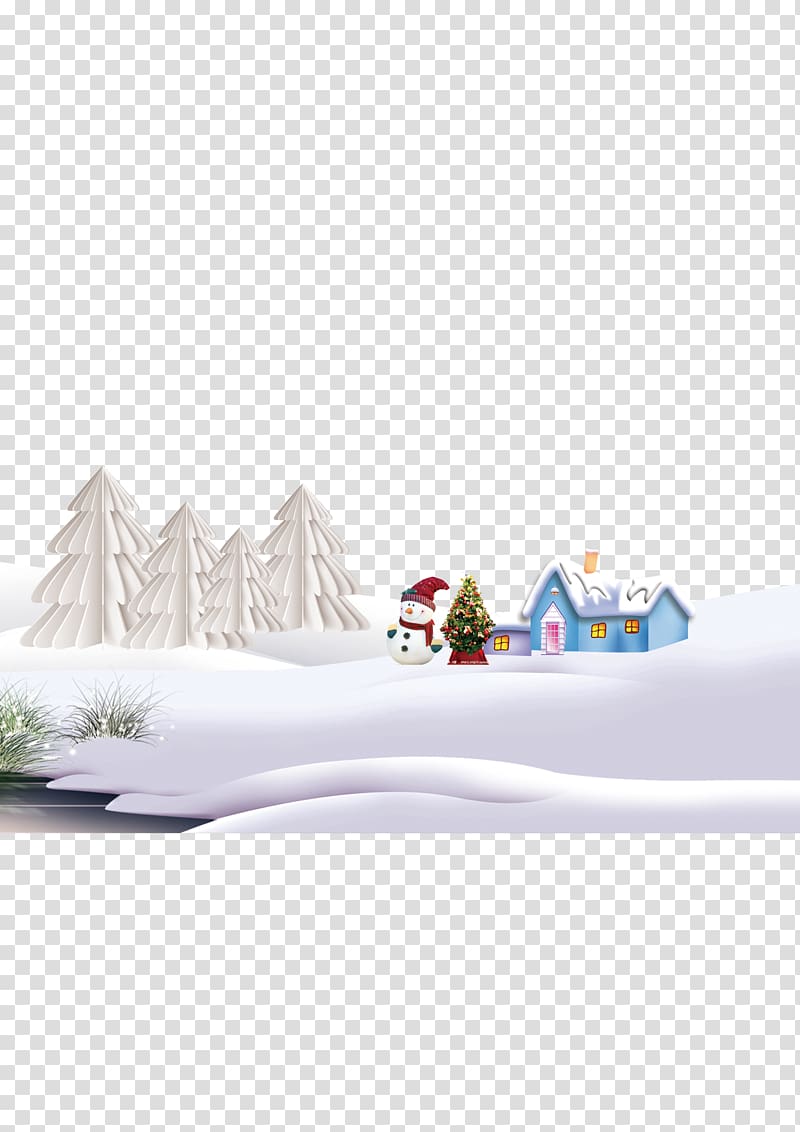 Winter Snowman Christmas, Snowman winter snow house decoration transparent background PNG clipart