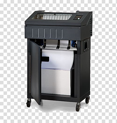 Paper Line printer Dot matrix printing Line matrix printer, printer transparent background PNG clipart