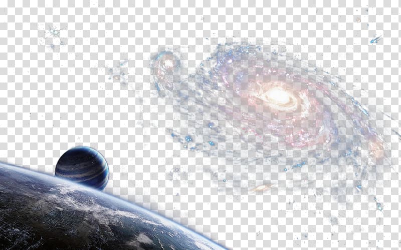 timelapse of galaxy and planets, Sky Text Poster , Space spiral galaxy transparent background PNG clipart