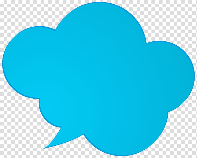 blue word cloud, Speech balloon , Bubble Speech Blue transparent background PNG clipart