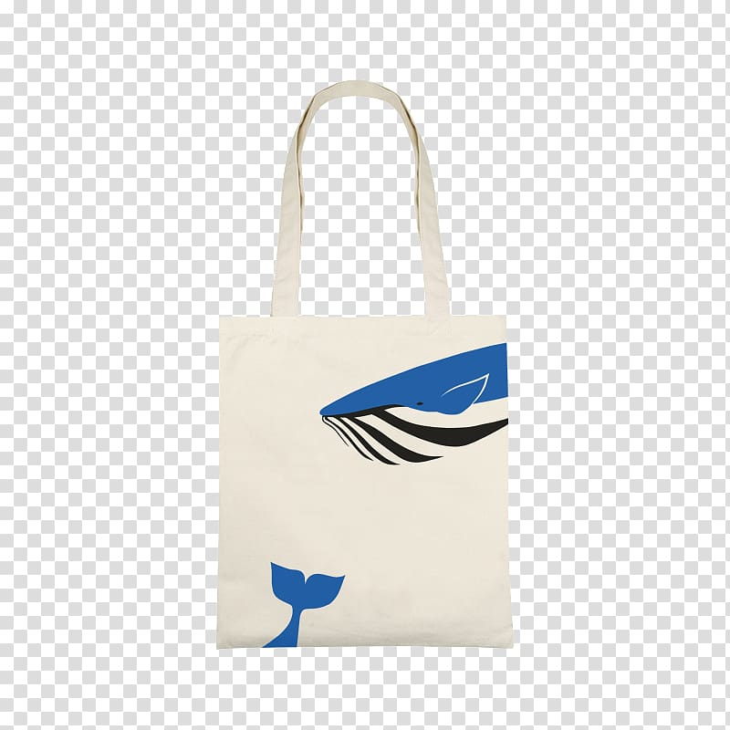 Chanel Tote bag Canvas Handbag, Blue whale canvas bag transparent background PNG clipart