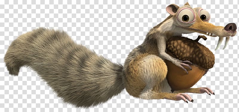 Scrat Manfred Sid Ellie Ice Age 2: The Meltdown, squirrel transparent background PNG clipart