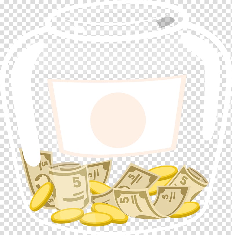 Glass bottle Glass bottle Transparency and translucency, Creative money in a glass bottle transparent background PNG clipart