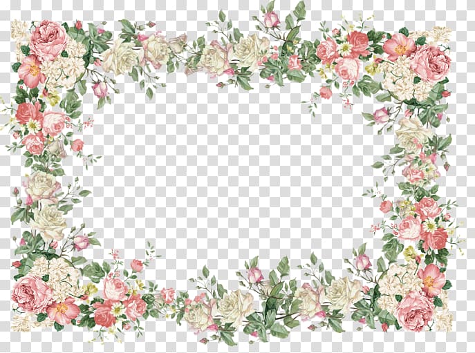 Borders and Frames Flower Frames , flower transparent background PNG clipart