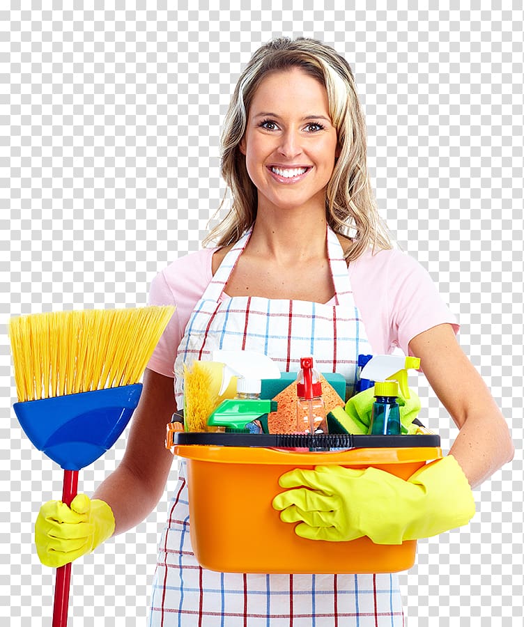 Maid service Domestic worker Cleaner House, female partner transparent background PNG clipart