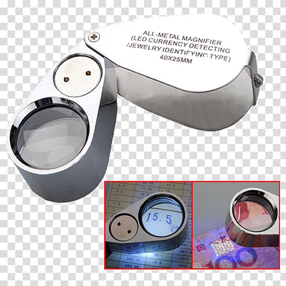 Light Loupe Magnifying glass Jewellery Optical microscope, light transparent background PNG clipart